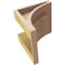 Ekena Millwork 4"W x 4"D x 4"H Wide Viola Rough Cedar Woodgrain TimberThane Corbel, Primed Tan CORUR04X04X04VIORCPR - alternate 5